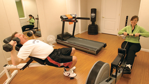 installing a basement fitness center in Clementon