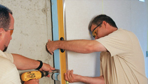 installing a basement wall finishing system in Sewell