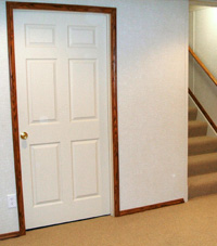Basement Ceiling Tiles installed in a New Jersey refinished basement