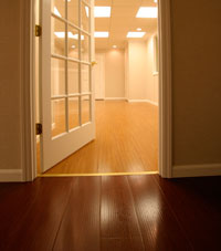 Basement Wood Flooring installed in Absecon, New Jersey