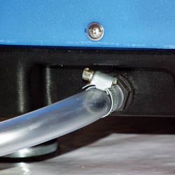 A self-draining crawl space dehumidifier connected to a sump pump system in Hammonton