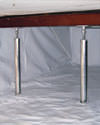 a crawl space repaired with crawl space jack posts and a crawl space liner for a home in Glassboro