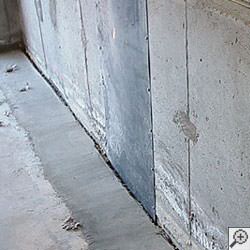 an ugly basement weeping tile drainage system that's clogged and not working in Blackwood.
