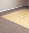 tiled and carpeted basement flooring installed in a Sicklerville home
