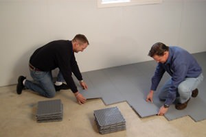 Finishing touches for a remodeled basement