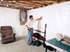 A basement wall covering for creating a vapor barrier on basement walls in Vineland, Bridgeton, Clementon