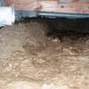 A muddy, disgusting crawl space with little or no head room in Brigantine.