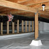 A bright, clean, sealed crawl space in Margate City.