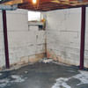 Rusted, corroded i-beams found with a failing foundation in a Winslow home.
