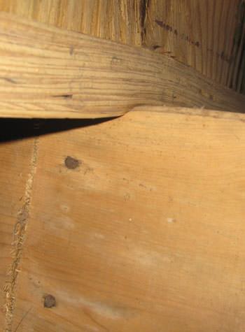 severe damage to a crawl space structure in a Millville home