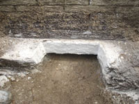 Preparing the foundation footing for a home foundation repair in Williamstown
