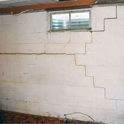 Bowing foundation walls in danger of failure in Somers Point