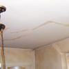 Drywall cracks in Bridgeton that were poorly patched and repaired.