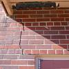 A long foundation crack that begins at a doorway of a Cape May home.