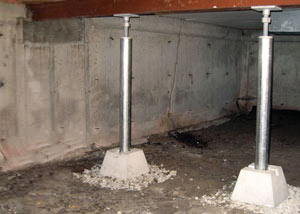 Crawl space jack post installation Woodstown
