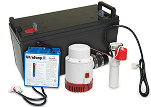 a battery backup sump pump system in Chester
