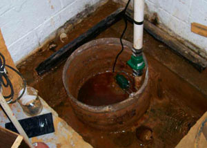 Extreme clogging and rust in a Chester sump pump system