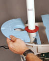 An airtight sump pump lid later installed in Sewell