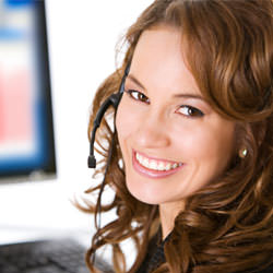 A basement waterproofing customer service specialist in Blackwood scheduling an appointment.