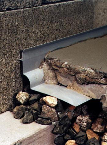 below foundation slab drain system for installing a French drain in Ventor City