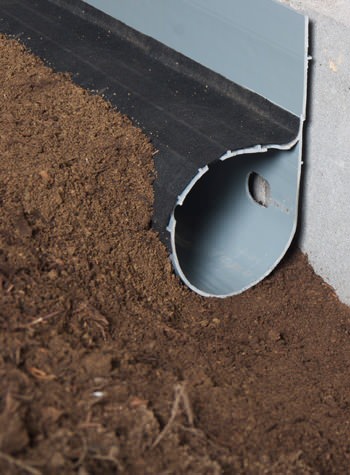 crawl space drain system installed in Ventor City