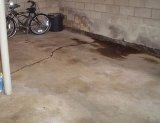 basement floor crack repair system in New Jersey and Pennsylvania