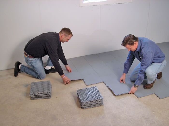 Bat Sub Floor Matting Options In Marlton Sicklerville Cherry Contractors Installing Bat Subfloor Tileatting On A Concrete Floor In Sewell New