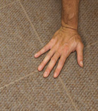 Carpeted Floor Tiles installed in Sewell, New Jersey and Pennsylvania