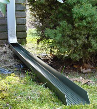 Gutter downspout extension installed in Brigantine