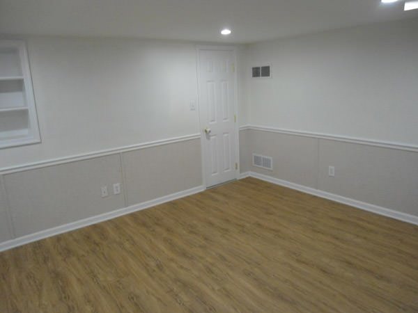 a bright white washable basement wall covering that does not adhere to the walls and resists mold & rot for Glassboro homeowners