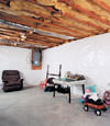 CleanSpace® basement wall vapor barrier installed in Woodstown