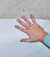 closeup of a plastic basement wall covering on concrete in Woodstown